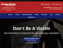 Tablet Screenshot of burglarbomb.com